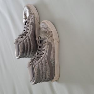 Vans Silver Metallic Sk8-Hi